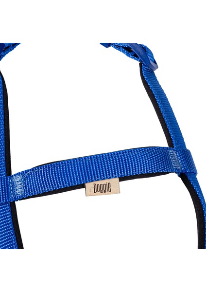 Doggie Konfor Dokuma Ronin Göğüs Tasması Royal Mavi 2.5*65-75 cm (Dsgt Xl)