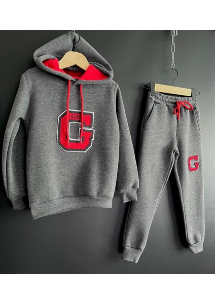 Unisex 3 Ip Şardonlu Star Eşofman Takımı