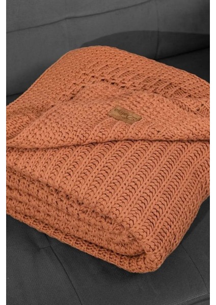 Yumuşak ve şık örgü triko yatak ve koltuk örtüsü, sıcak ve rahat kullanım sağlar. fırsatları