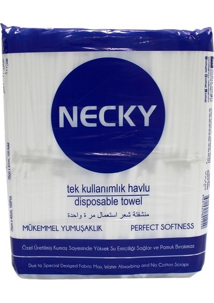 Tek Kullanımlık Havlu Tekli Paket 100'lü 70 cm x 40 cm