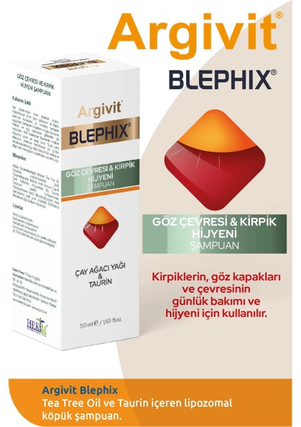 Blephix Göz Çevresi ve Makyaj Temizleme Şampuanı 50 ml