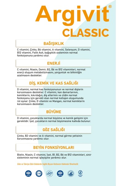 Classic Şurup 150 ml x 3 Adet