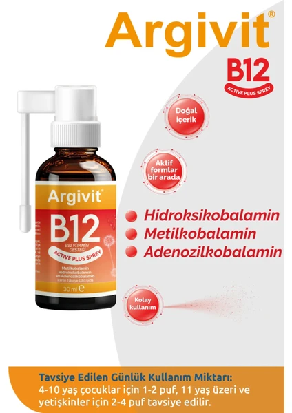 B12 Active Plus Sprey