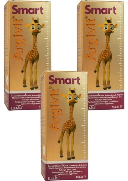 Smart Şurup 150 ml 3 Adet