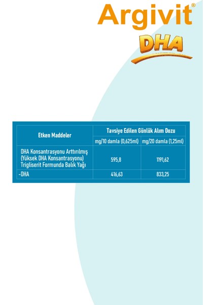 Dha Balık Yağı 3'lü Paket 10 ml