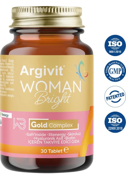 Woman Brıght Tablet 30 Tablet 3'lü Paket