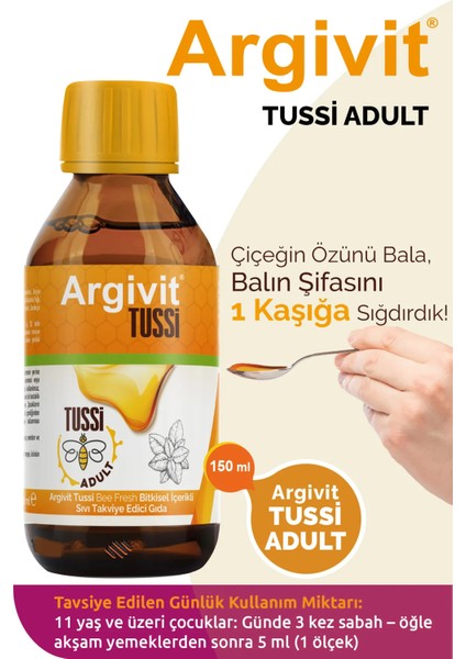 Tussi Adult Şurup 2'li Paket 150 ml