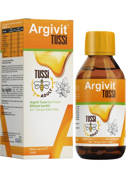 Tussi Adult Şurup 2'li Paket 150 ml