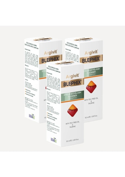 Blephix Temizleme Şampuanı 50 ml 3'lü Paket