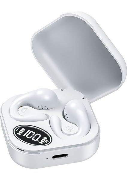 Kulak Içi Olmayan Kablosuz Bluetooth Kulaklık Binaural Sporlar Mini Görünmez Kulak Kancalı Sporlar Ultra Uzun Bekleme (Yurt Dışından)