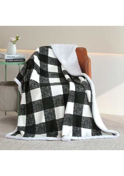 Basit ve Rahat Tek Taraflı Baskılı Pazen Çift Taraflı Kadife Şal Battaniye Klima Battaniye Şal (Yurt Dışından)