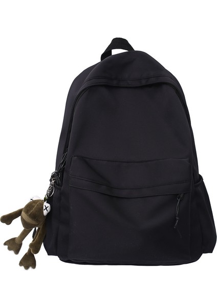 Sırt Çantası Sokak Serin Sırt Çantası Erkek Basit Kampüs Bilgisayar Okul Çantası Üniversite Öğrencisi Rahat Seyahat Çantası (Yurt Dışından)