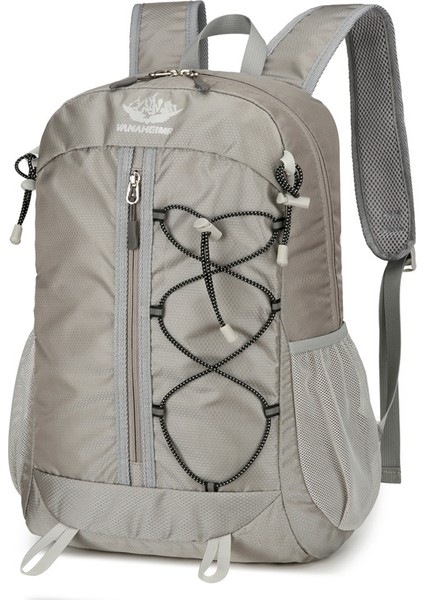 Açık Sırt Çantası Oxford Kumaş Dağcılık Bisiklet Sırt Çantası Ultra Hafif Çok Fonksiyonlu Rahat Katlanabilir Sırt Çantası Büyük Kapasiteli (Yurt Dışından)