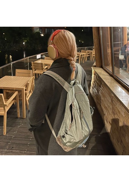 Işlemeli Okul Çantası Kadın Büyük Kapasiteli Üniversite Öğrencisi Seyahat Harajuku Sırt Çantası Erkek Moda (Yurt Dışından) fırsatları