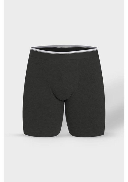 6 Adet Likralı Erkek Uzun Boxer 1004