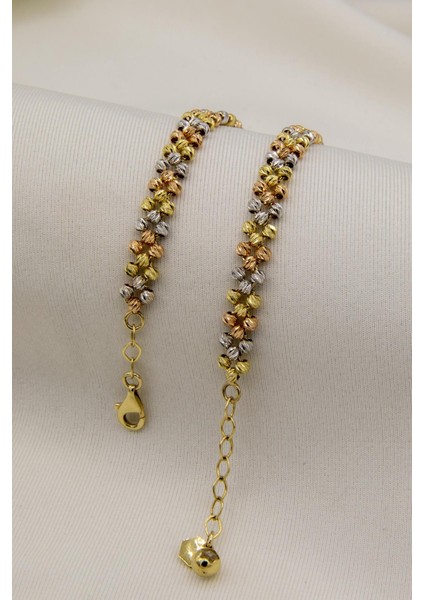 14 Ayar Altın Örme Dorika Sıralı Bileklik fiyatları