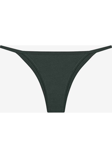 Navy Simple Floral Pamuklu 3lü Çok Renkli Brazilian Külot
