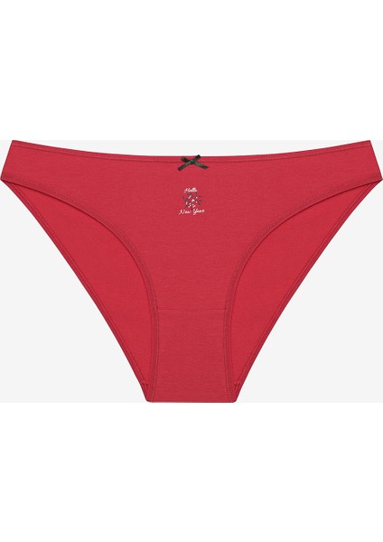 Hello New Year 3lü Çok Renkli Slip Külot