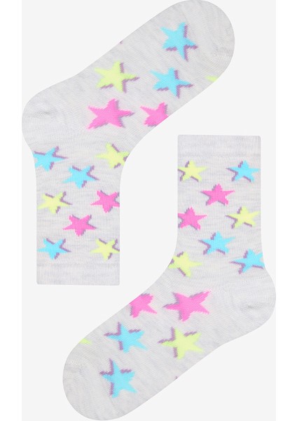 Kız Çocuk Best Star 4lü Çok Renkli Soket Çorap modelleri