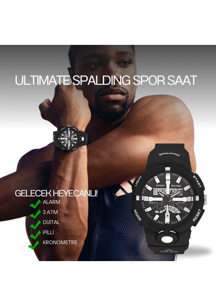Spaldıng SP-124 ve Analog Spor Saat fırsatları