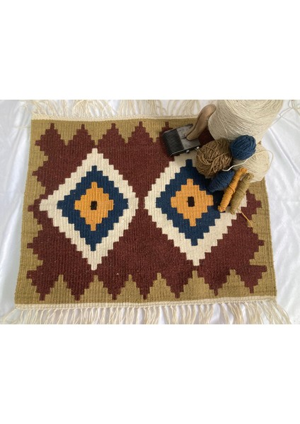 Kilim Saf Yün Kök Boya El Dokuma