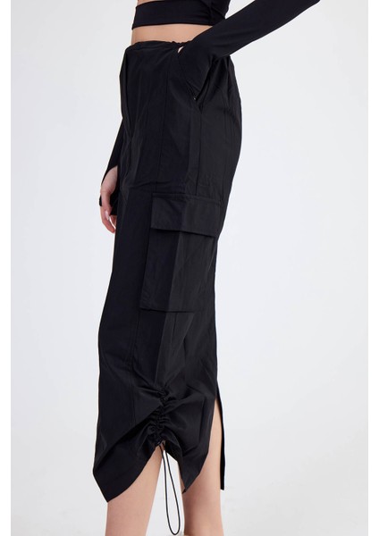 Kargo Cep Paraşüt Kumaş Lastikli Etek indirimleri