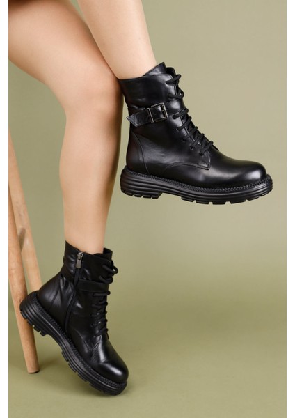Sancan Kadın Deri Siyah Bot fiyatları