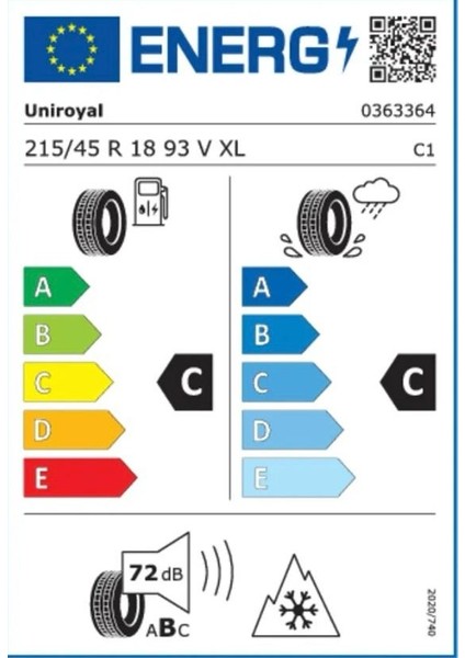 215/45 R18 93V Xl Winter Expert Oto Kış Lastiği (Üretim Yılı: 2024)