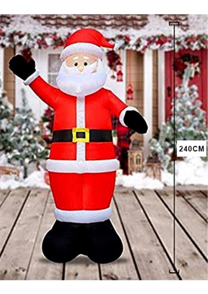 Yılbaşı Şişme Noel Baba 240 cm