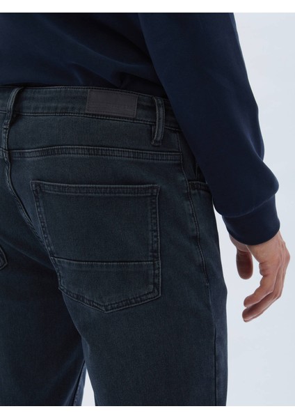Lacivert Slim Fit Denim Pamuk Karışımlı Pantolon fırsatları