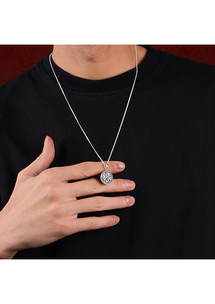 Gümüş Oğlak Burcu Kolye 925 Ayar Gümüş Oğlak Unisex Kolye