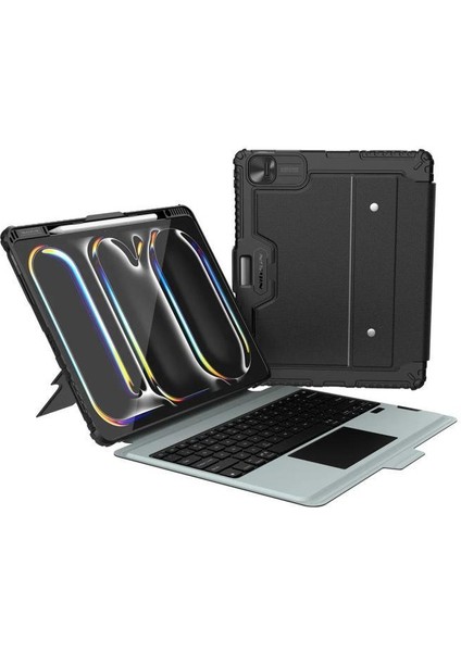 NLK-0312 Bumper Rgb Işıklı Klavyeli iPad Kılıf iPad 10/10.9 2022