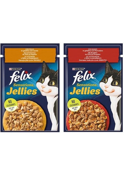 Felix Jellies Karışık Kedi Konservesi 85GR 26LI
