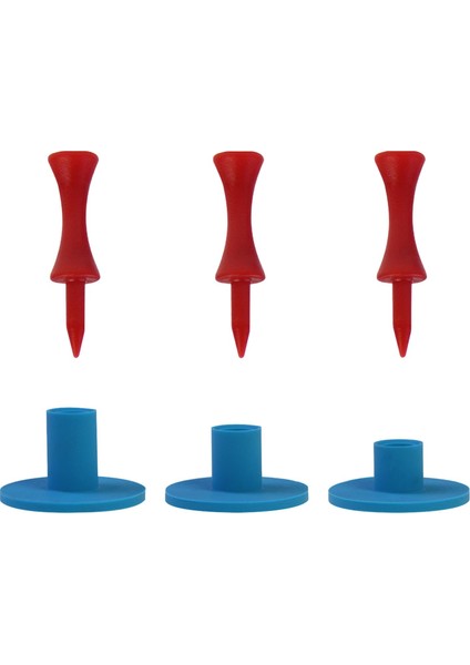 3x Golf Tees Açık ve I Golfçü Sürüş Iğı Ş Paspasları Kırmızı (Yurt Dışından) modelleri