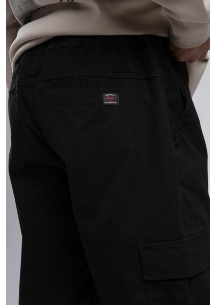 Lee Cooper Samu Erkek Dokuma Pantolon Siyah