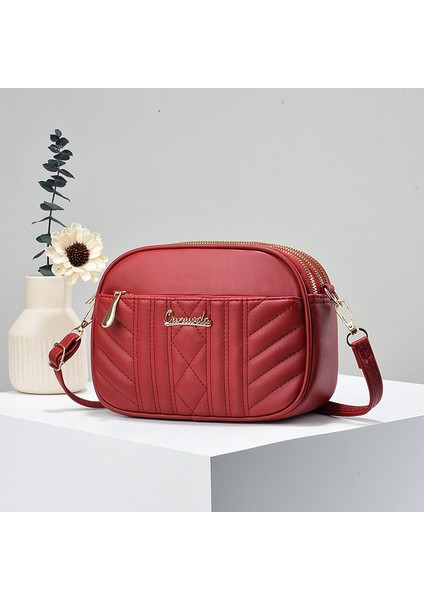 Stil Çapraz Çok Yönlü Küçük Kare Niş Kadın Omuz Çapraz Çanta (Yurt Dışından)