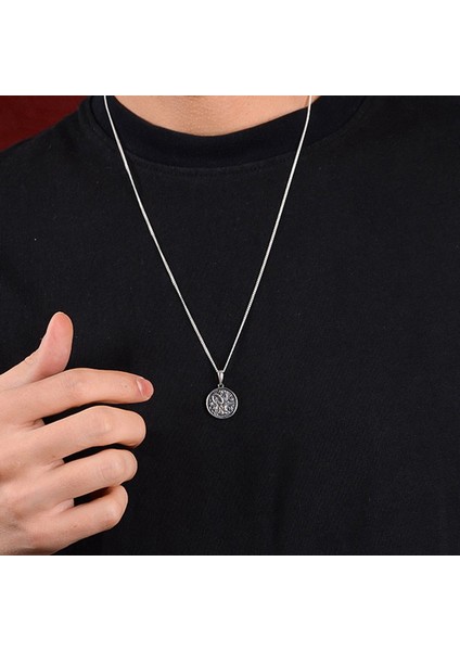 Gümüş Oğlak Burcu Kolye 925 Ayar Gümüş Oğlak Unisex Kolye fırsatları