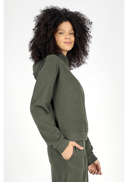 Laney Kadın Kapüşonlu Sweatshirt Haki fiyatları