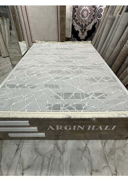 Gri Halı Spor Desen %100 Antialerjik Argın Halı