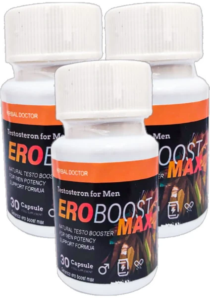 Eroboost Max Ero Boost Max 30'lu Kapsül x 3 adet