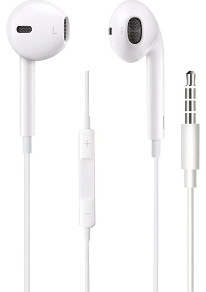 Apple iPhone Tipi 3.5 mm Jack Girişli Kablolu Kulaklık