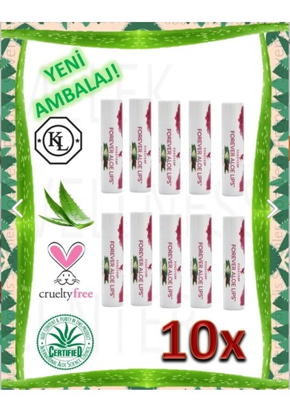 Aloe Lips Dudak Koruyucu 10 Adet