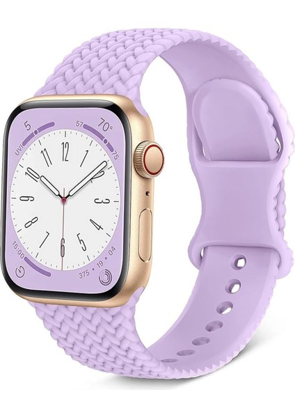 Apple Watch Kordon Band ile Uyumlu Silikon Örgülü Bantlar 38MM 40MM 41MM 42MM 44MM 45MM 49MM fiyatları