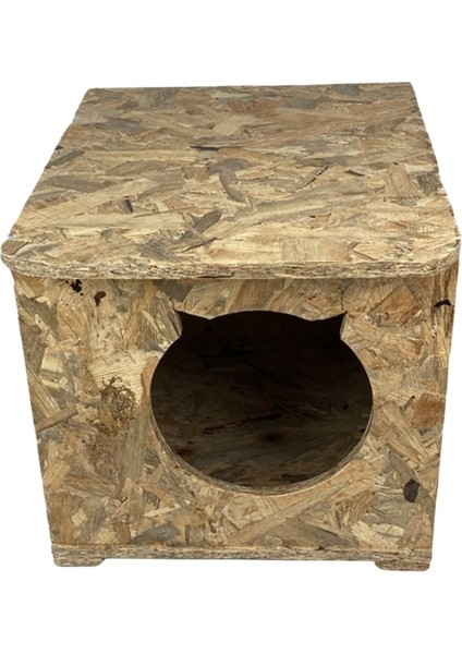 Kedi Evi Dış Ortam Uygun Ahşap Kedi Evi Osb 45X35X34 cm fiyatları