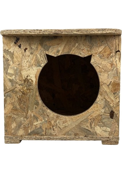Kedi Evi Dış Ortam Uygun Ahşap Kedi Evi Osb 45X35X34 cm fırsatları