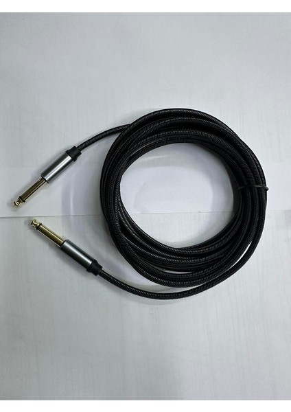 10 Metre 6.3 mm Mono Amfi Kablosu 10 Metre 6.3 mm To 6.3 mm Kablo