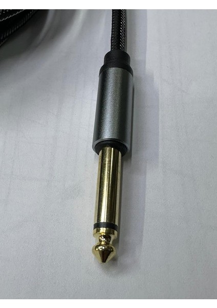 10 Metre 6.3 mm Mono Amfi Kablosu 10 Metre 6.3 mm To 6.3 mm Kablo