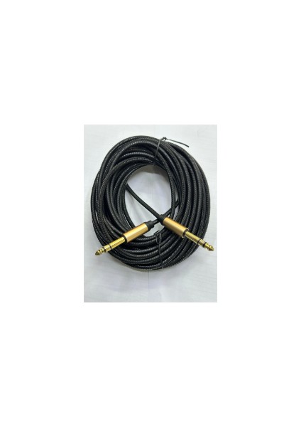 10 Metre 6.3 mm Stereo Kablo 10 Metre Stereo Amfi Kablosu 6.3 mm 6.3 mm Stereo Kablo fiyatları