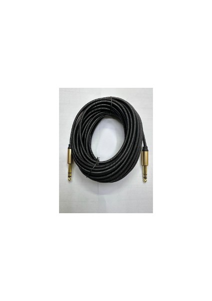 10 Metre 6.3 mm Stereo Kablo 10 Metre Stereo Amfi Kablosu 6.3 mm 6.3 mm Stereo Kablo fırsatları