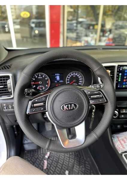 Kia Sportage 2020-2024 Araca Özel Direksiyon Kılıfı (Nokta Düz) modelleri